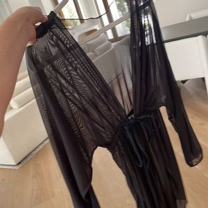 Beach coverup or sexy see-thru robe you choose ! Perfect condition.